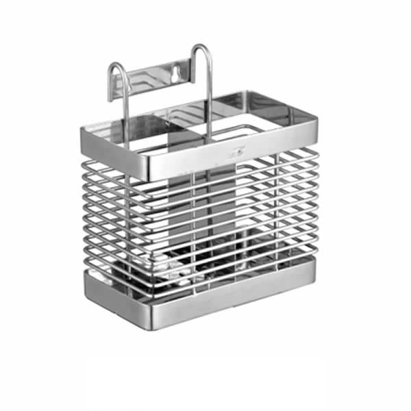 Ống đựng đũa muỗng Inox 304 hai ngăn vuông