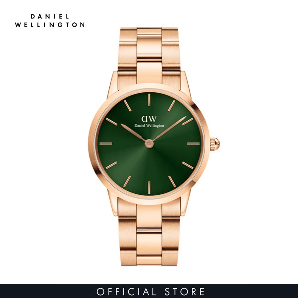 Đồng hồ nam daniel wellington dây kim loại - iconic emerald 36mm dw00100419