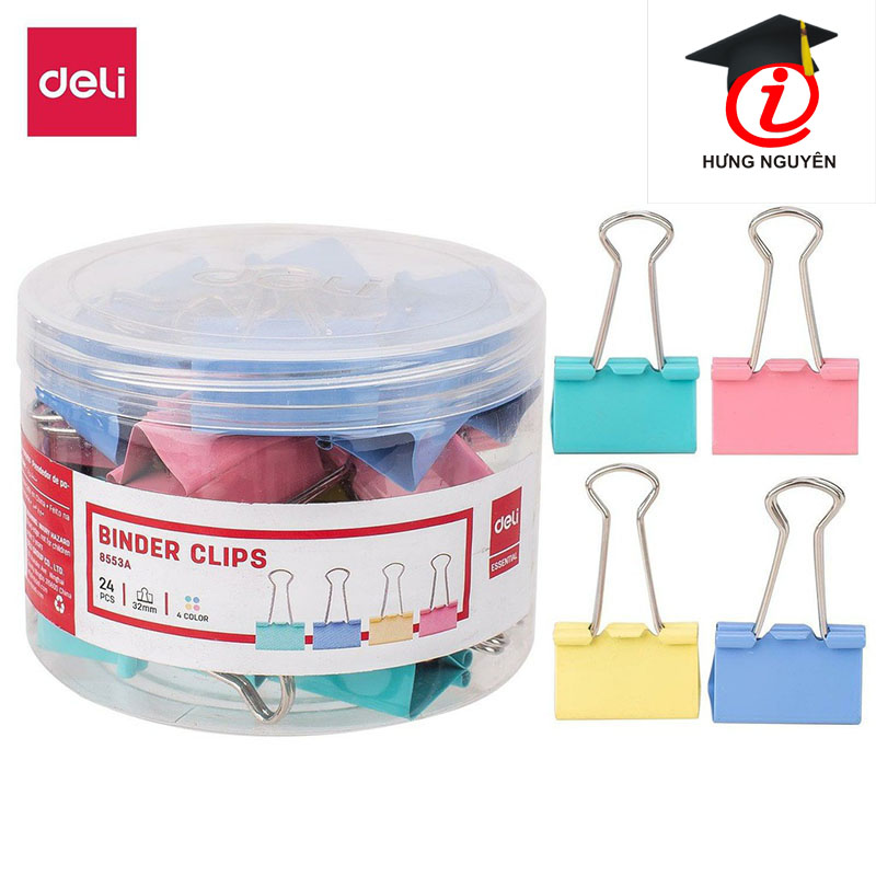 Kẹp bướm màu 32mm 8553a