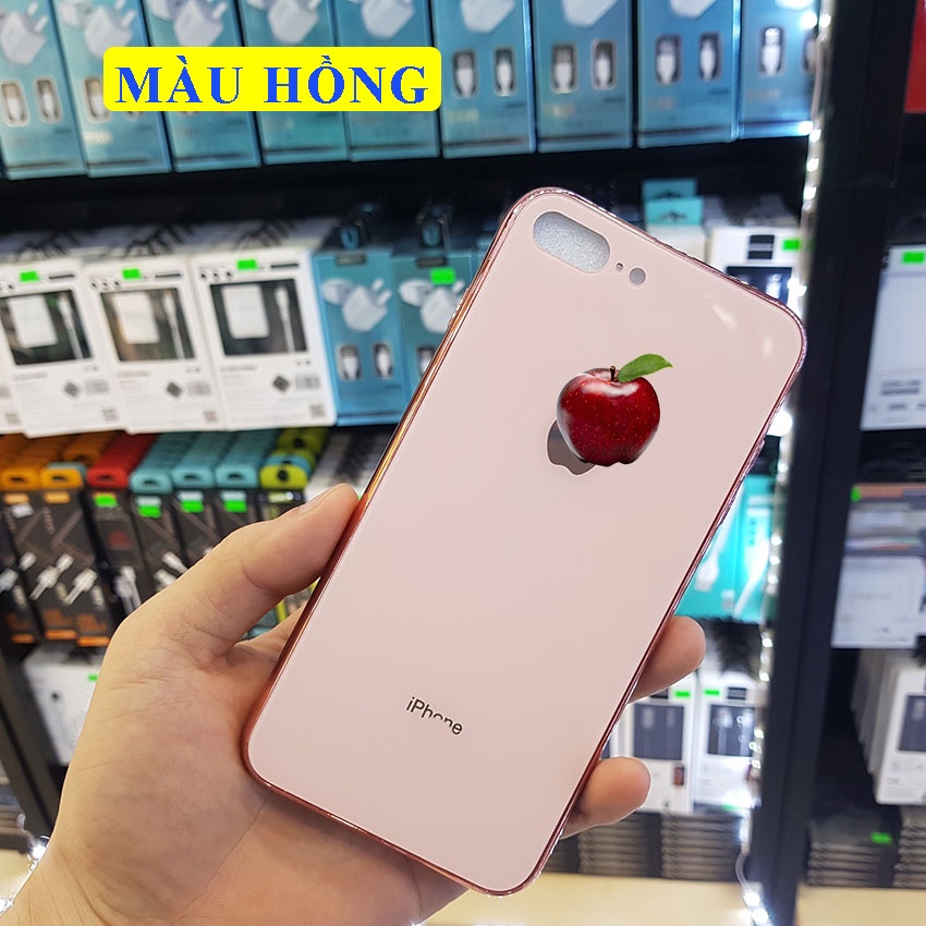 Ốp iphone mặt lưng kính cao cấp, ốp điện thoại dành cho iphone ip 6,6s, 6 plus, 7,7 plus, 8, 8 plus, x, xs, xs max, 11