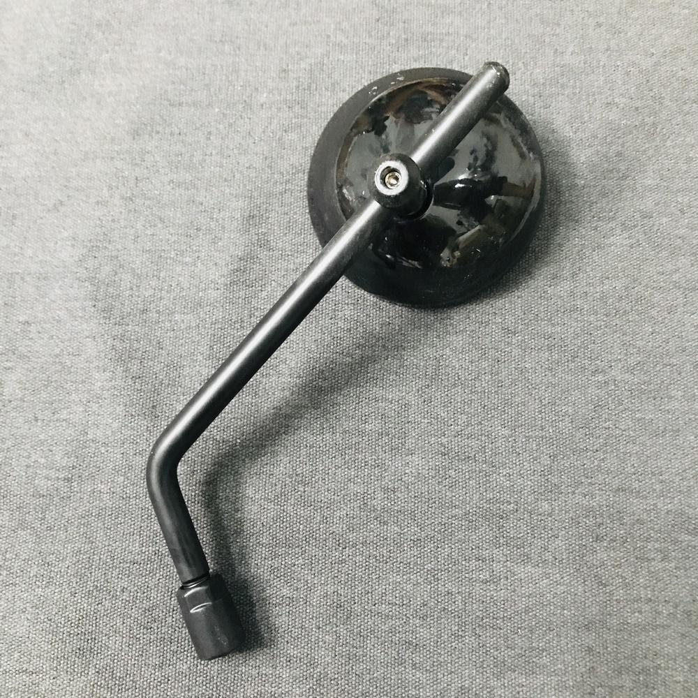 [Gương Kiểu] Một kính chiếu hậu, gương chiếu hậu TRÒN mặt tráng gương màu trắng size nhỏ đáng yêu (MÀU ĐEN)