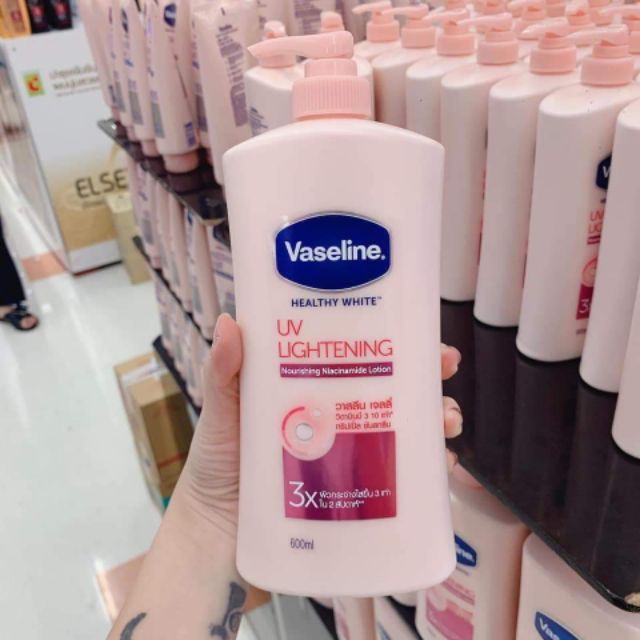 (Vaseline 10x mẫu mới)Dưỡng thể Vaseline Healthy White UV Lightening GlutaGlow 10x Lotion Thái Lan 400ml  01 chai