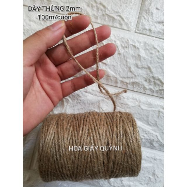 Dây thừng cuộn 100m, 2mm