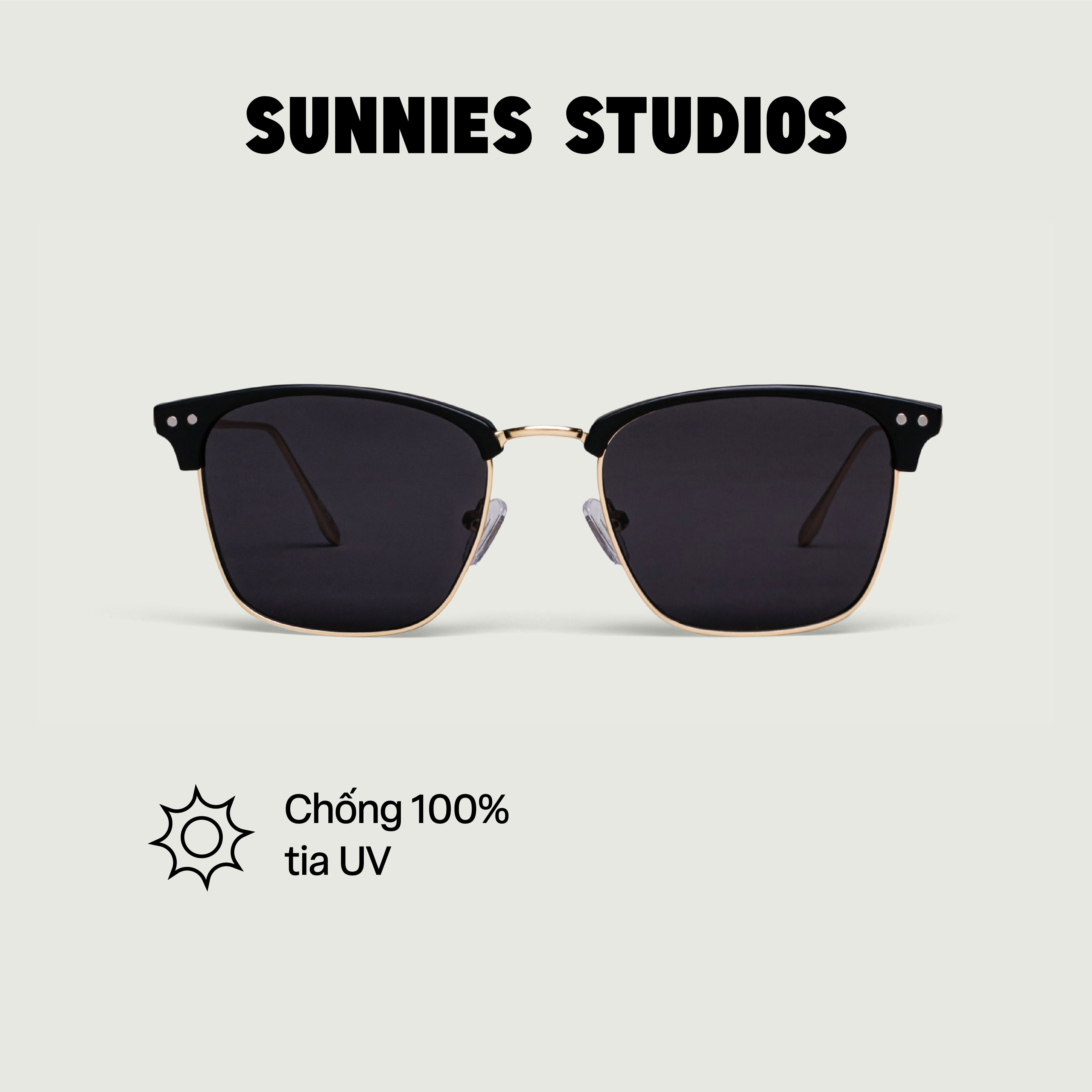 Kính mát Sunnies Studios Gọng Browline Bastian in Ore