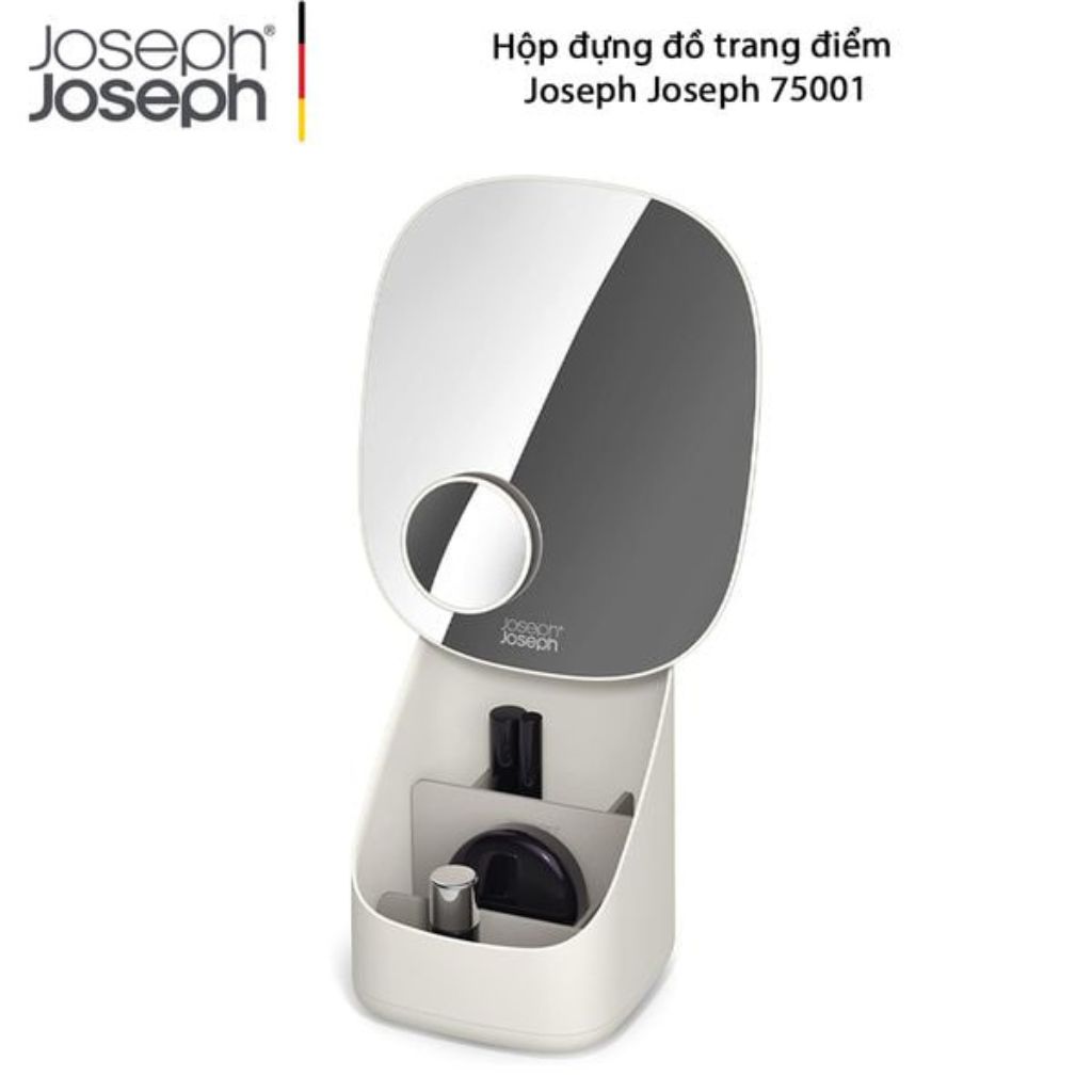 Gương trang điểm kèm hộp đựng đồ trang điểm Joseph Joseph 75001 Viva Pedestal mirror