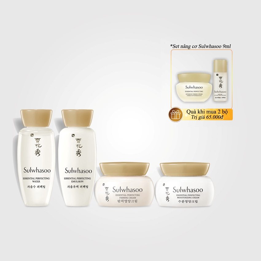 Bộ dưỡng da Sulwhasoo Essential Perfecting Kit 4 sản phẩm Kit Sulwhasoo - Bộ nâng cơ Sulwhasoo