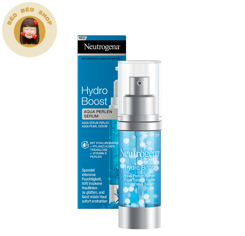 Serum dưỡng ẩm Neutrogena Hydro Boost Aqua Perlen Serum - Mọi loại da