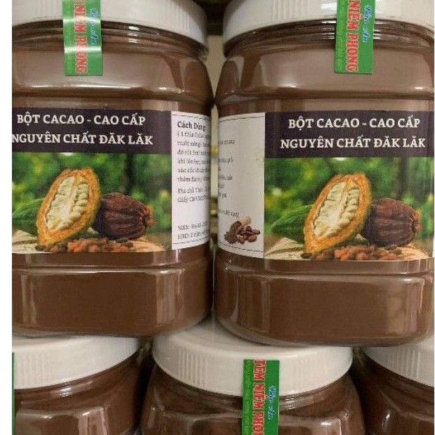 1kg = 2 hộp như hình bột cacao Daklak