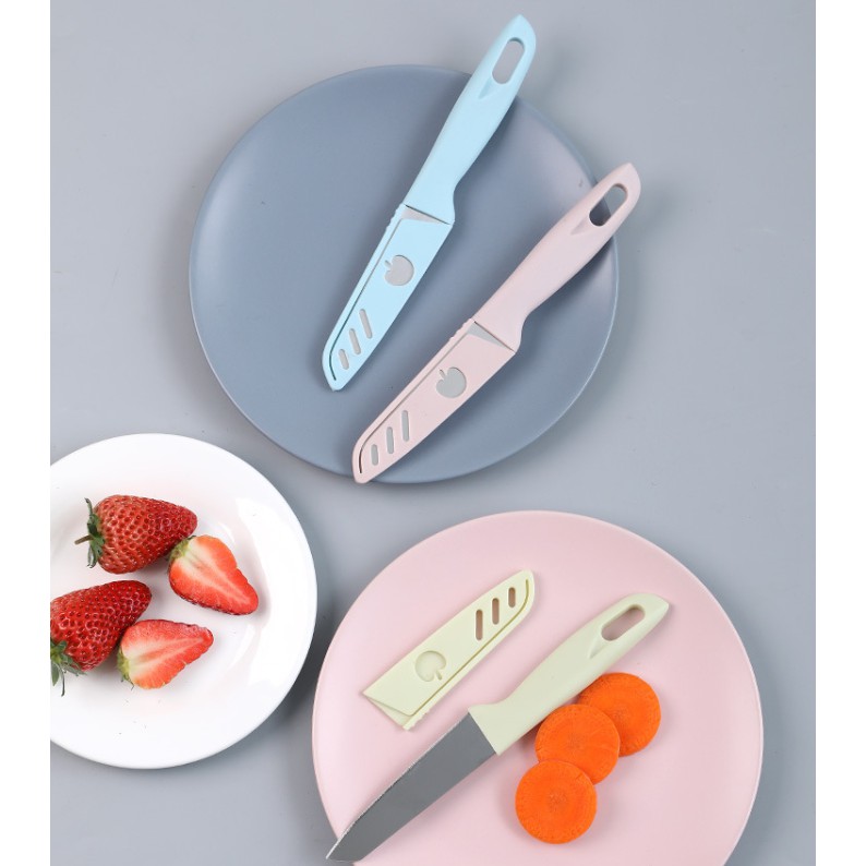 Dao Gọt Trái Cây Mini Có Nắp Đậy An Toàn. | Shopee Việt Nam