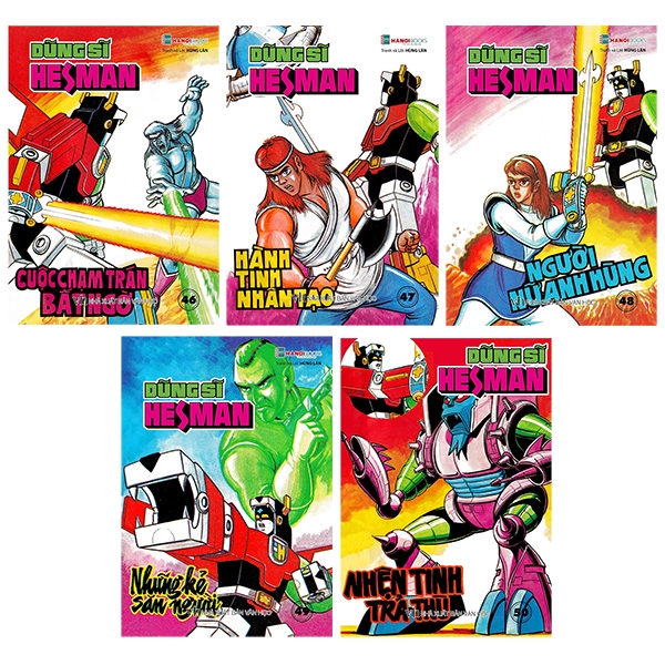 Fahasa - Boxset Dũng Sĩ Hesman - Bộ 5 Tập - Từ Tập 46 Đến Tập 50