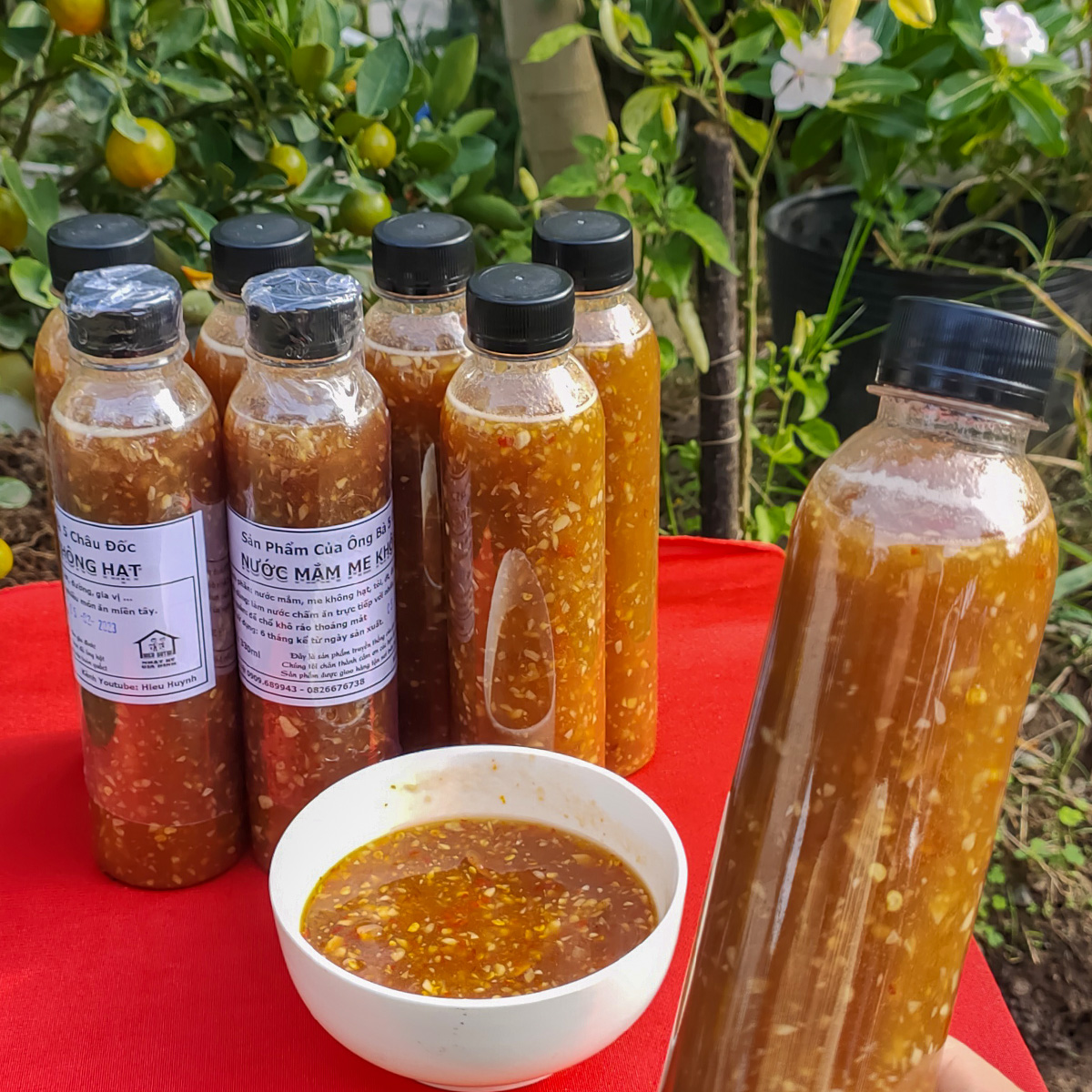 400gr Nước Mắm Me Loại Không Hạt Pha Sẵn Tỏi Ớt Thơm Ngon Vị Miền Tây