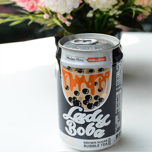 Trà sữa trân châu đường đen đóng lon Đài Loan tặng kèm 1 ống hút gạo VinaStraws