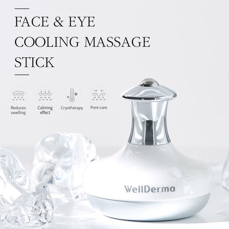 Thanh lăn lạnh massage đẩy dưỡng chất nâng cơ se khít lcl wellderma