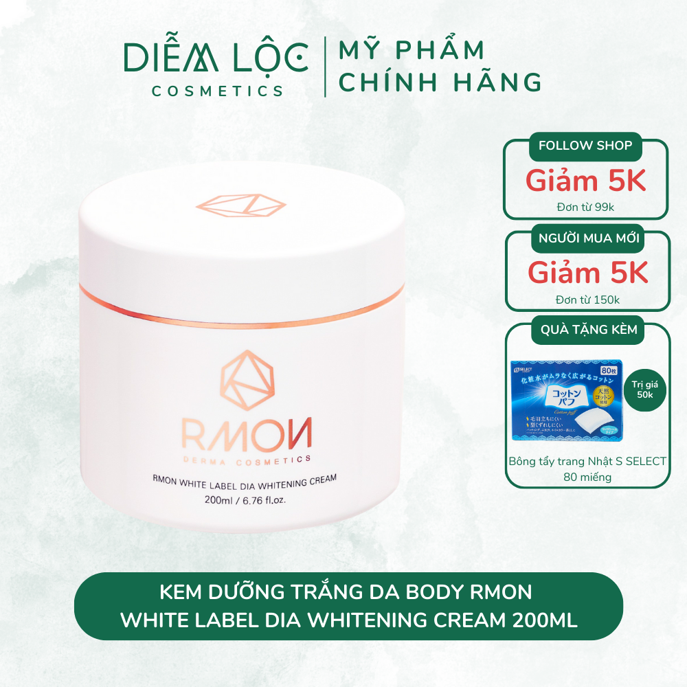 Kem dưỡng trắng da body rmon hàn quốc 200ml