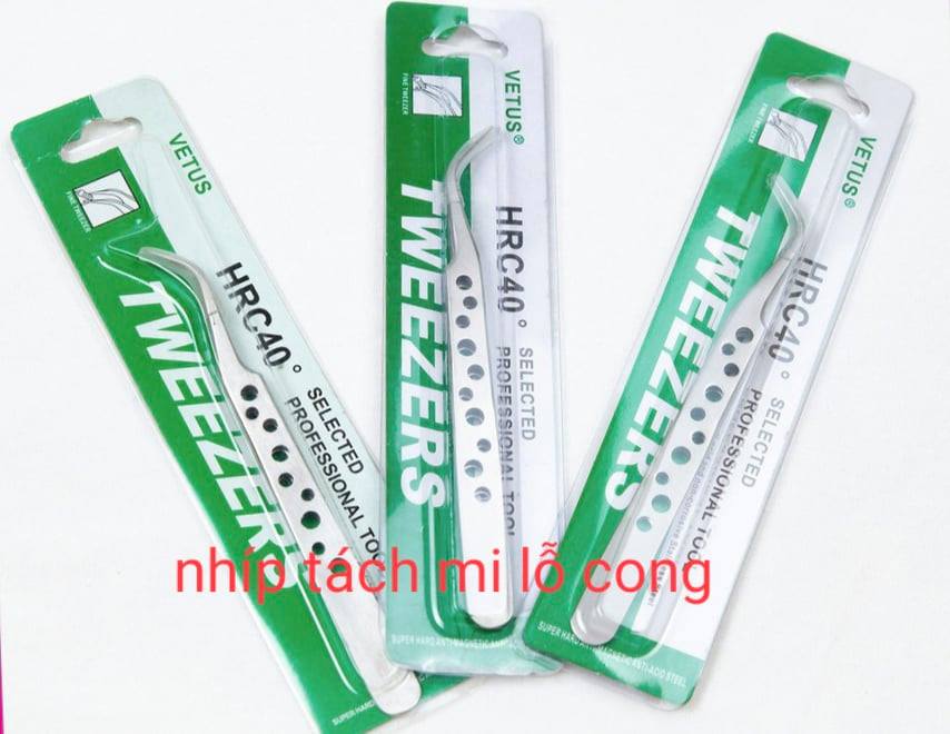 Nhíp tách mi lỗ cong dùng để tách, nối mi classic