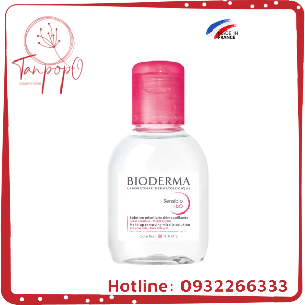 Dung dịch làm sạch và tẩy trang công nghệ Micellar Bioderma Sensibio H2O - 100ml