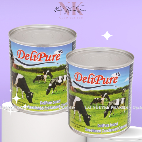 Sữa đặc nhập khẩu DeliPure lon 380g