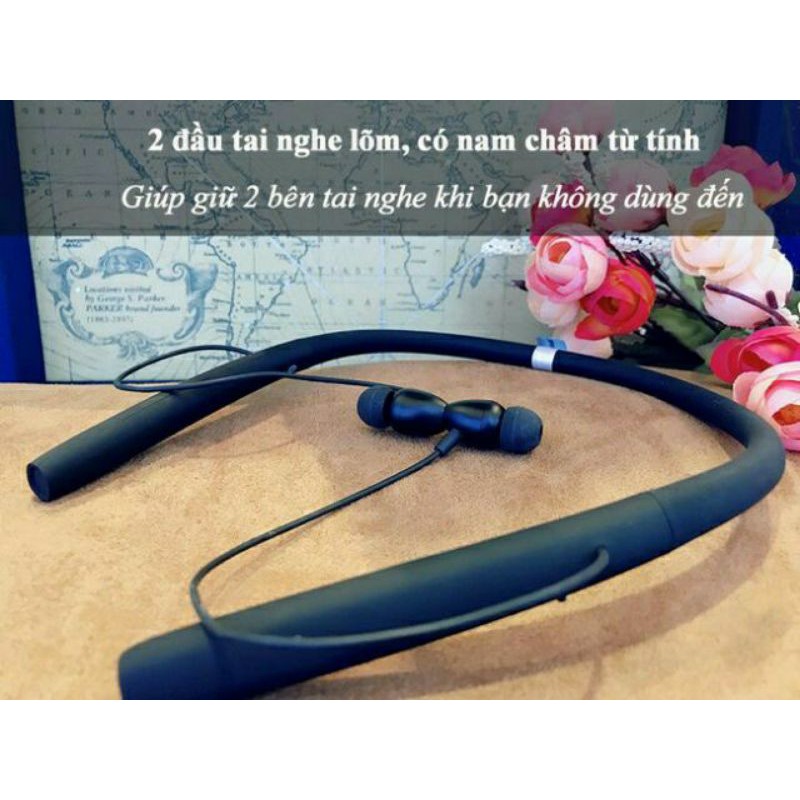 Tai nghe bluetooth roman z7000a thể thao nhét tai - - âm thanh cực chất - bảo hành đổi mới