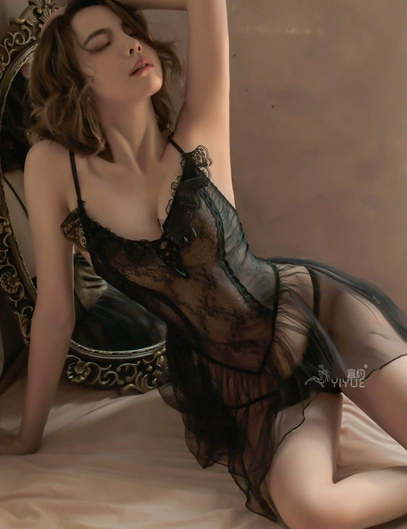 Váy ngủ ren xuyên thấu mềm mại sexy S87 🌹 Đầm ngủ sexy quyến rũ 🌹Tặng kèm quần chíp 🌹🌹🌹