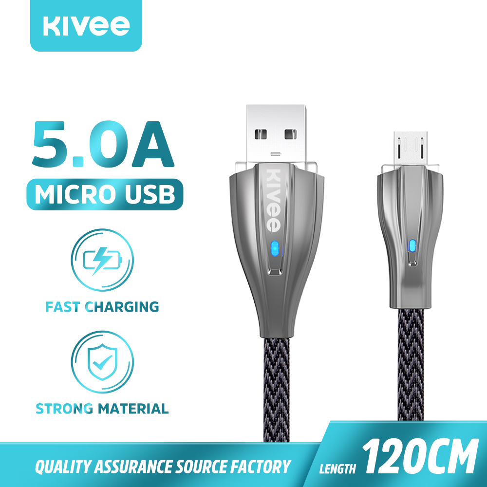 Cáp sạc nhanh 5a 1,2m cáp sạc lightning / cáp sạc type c / cáp sạc micro usb cáp sạc siêu nhanh cho điện thoại iphone/ huwei kivee