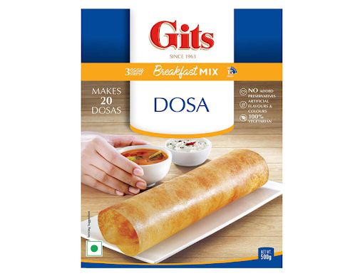 Ohh- Gits Dosa 200g Bột bánh pancake Ấn Độ trộn sẵn - Indian food