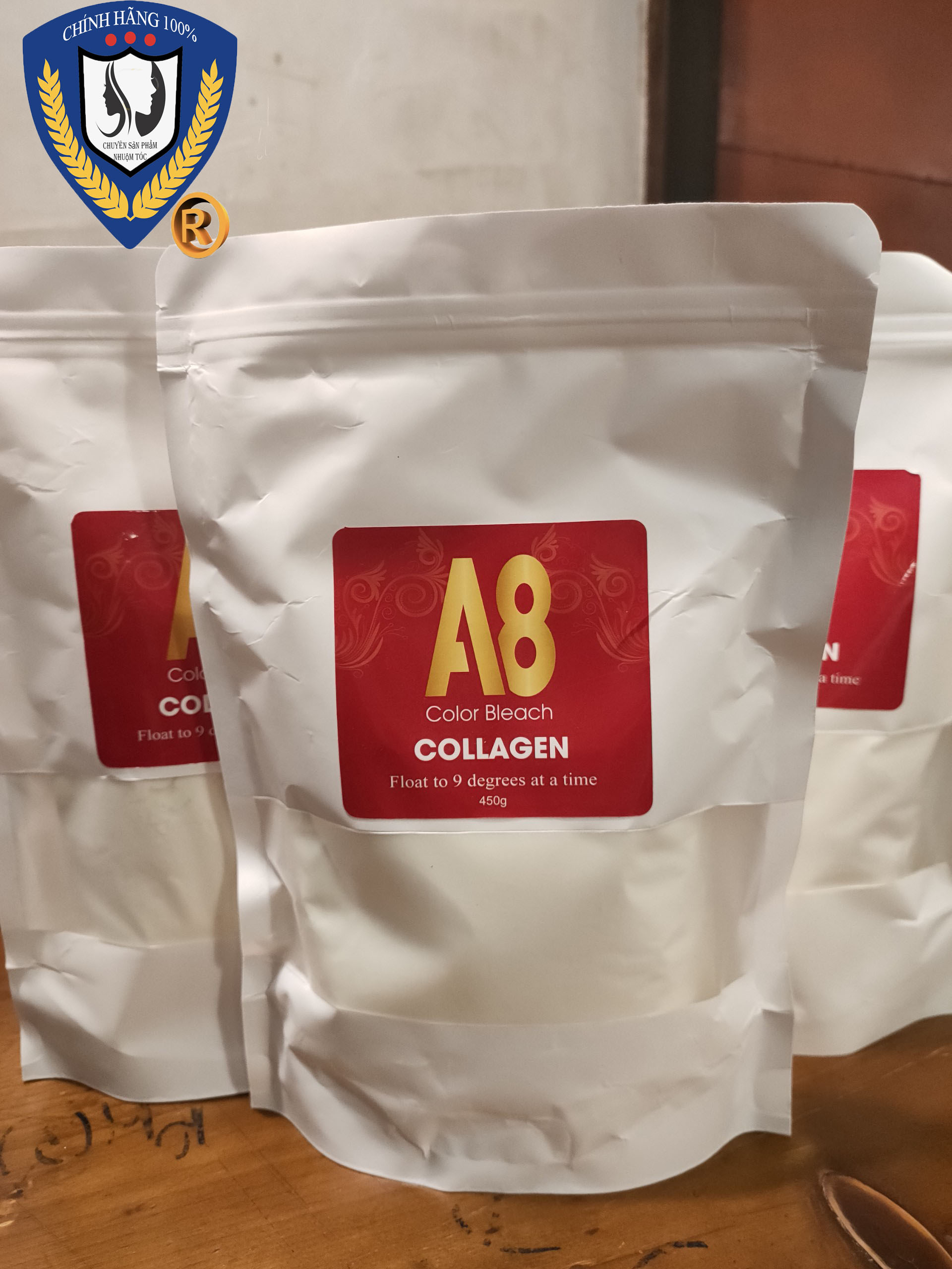 Bột Tẩy Collagen A8 không rát da đầu 500gram