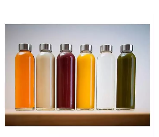 Bình thủy tinh 300ml tiện lợi có nắp đậy và quai xách cao cấp bình đựng nước thủy tinh mini nắp thiếc chất lượng cao