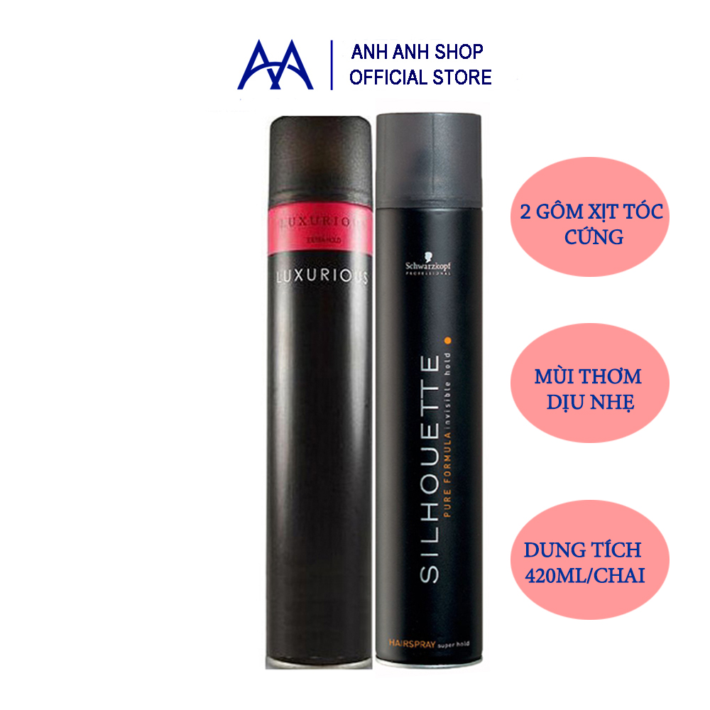 Combo GÔM LUXURIOUS VÀ GÔM SILHOUTTE 420ML