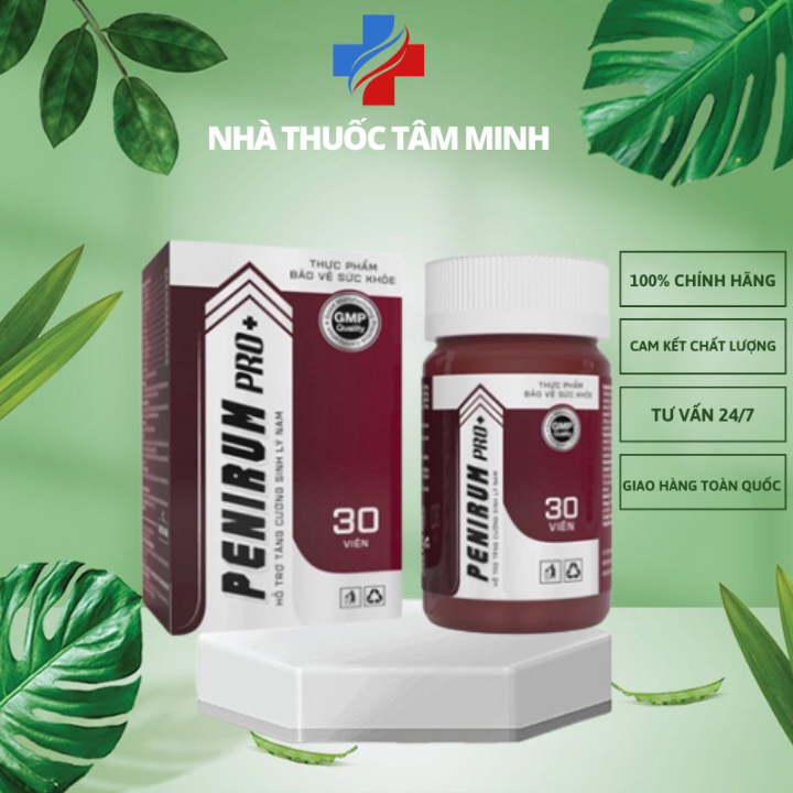 Viên Uống Penirum Pro+ - Hỗ Trợ Tăng Kích Thước & Khả Năng Sinh Lý Cho Nam Giới - Nhà Thuốc Tâm Minh