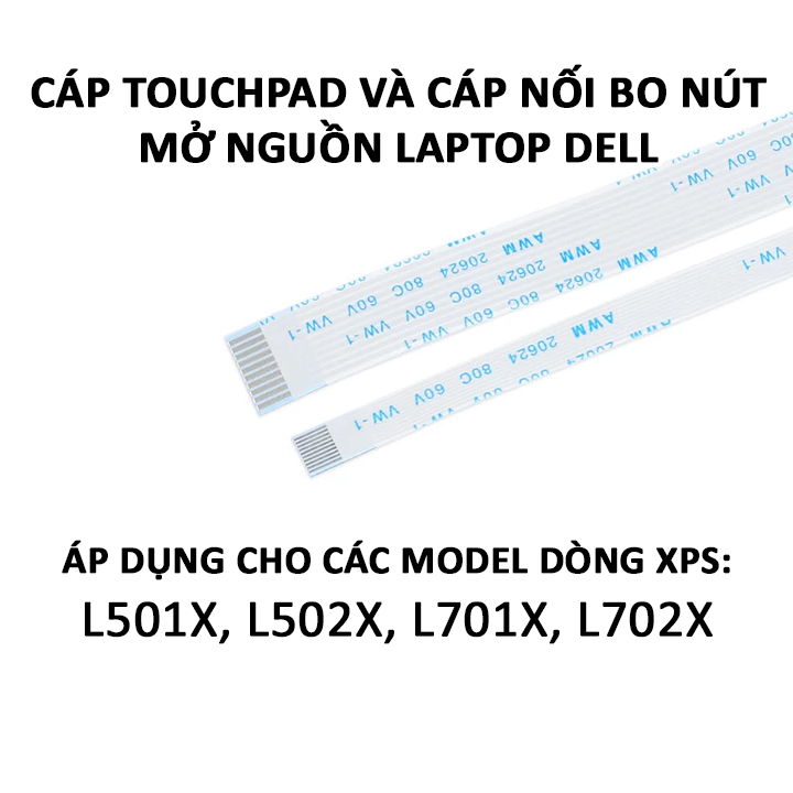 Cáp chuột cảm ứng, cáp nối bo mạch nút mở nguồn cho laptop Dell XPS 15 L501X L502X, XPS 17 L701X  L702X