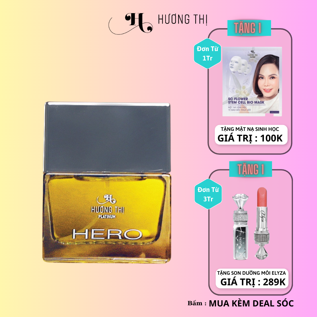 Nước hoa nam hero mỹ phẩm hương thị lưu hương 8-10h chai 50ml