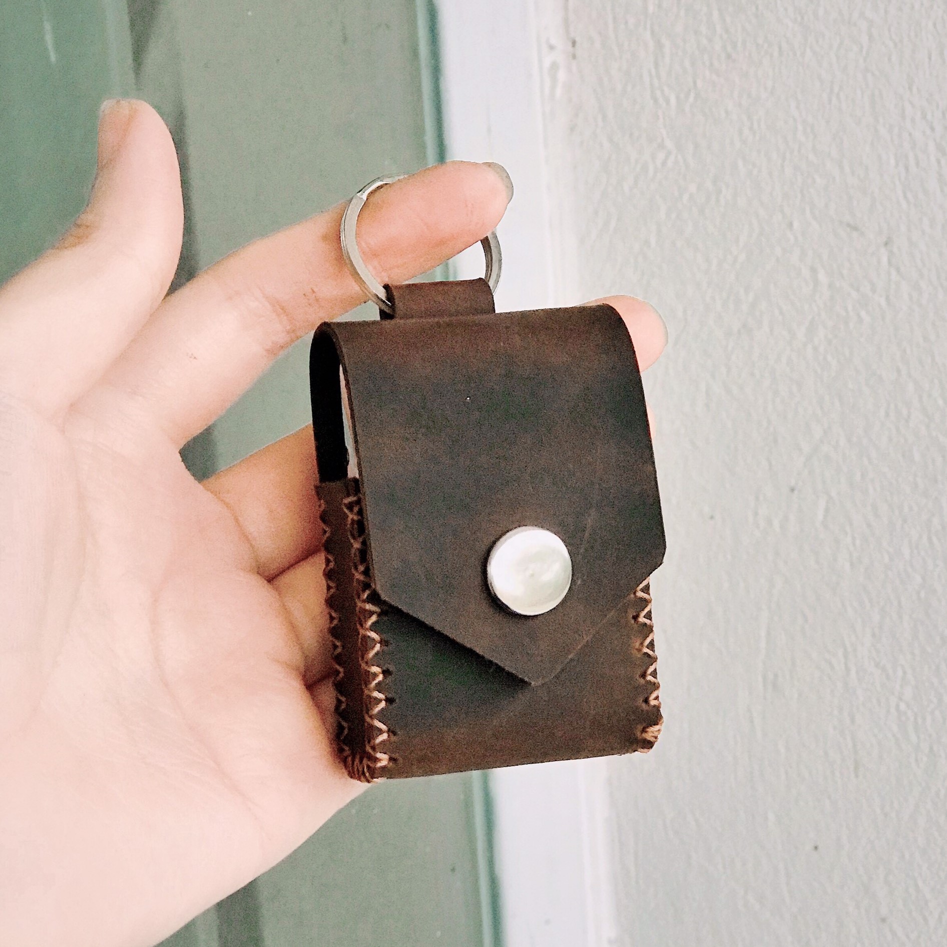 Bao zippo da bao da bật lửa zippo handmade làm theo yêu cầu bao da zippo bao zippo case