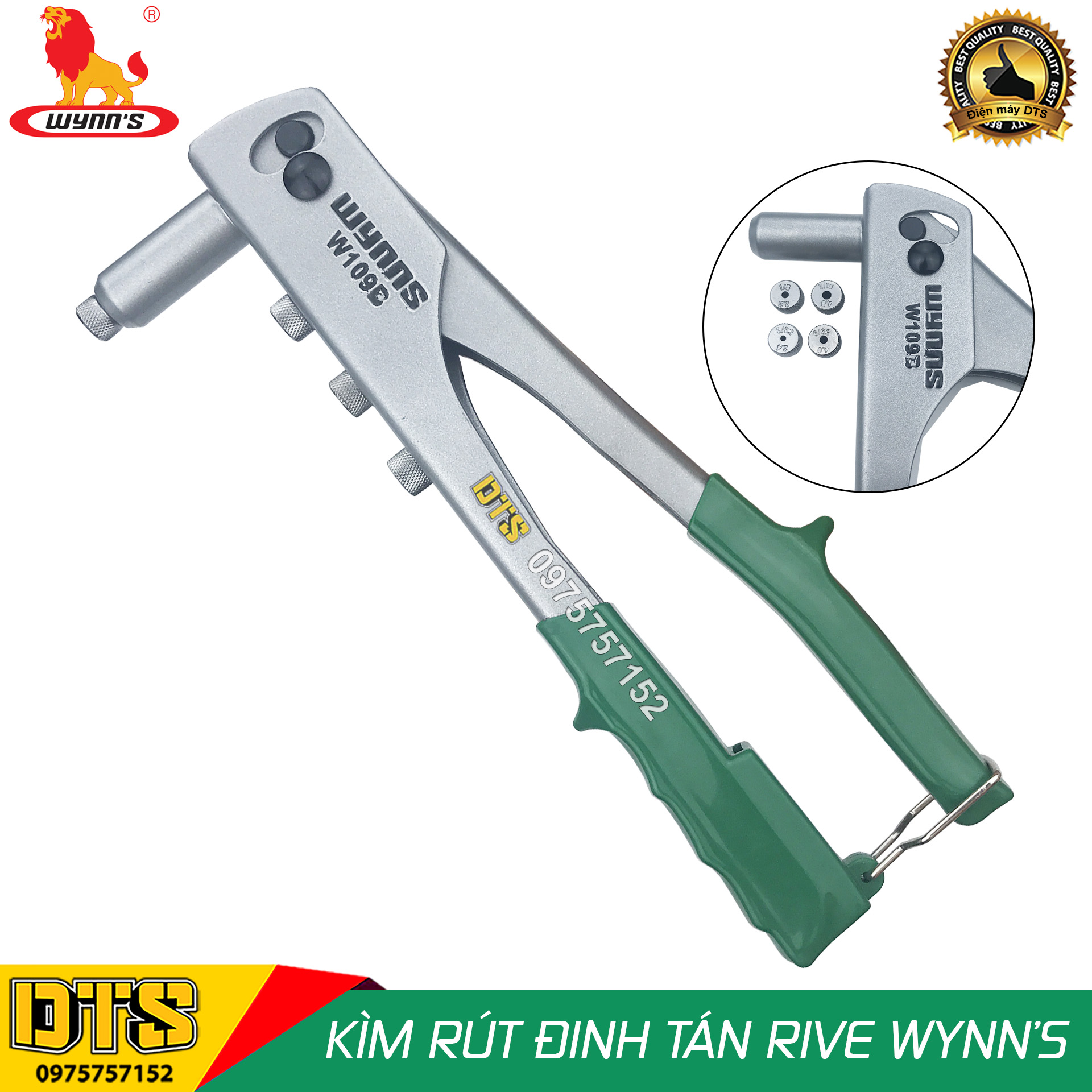 Wynn's w109b 10-inch rivet pliers, rivet pliers for rivets 2.4 – 4.8mm