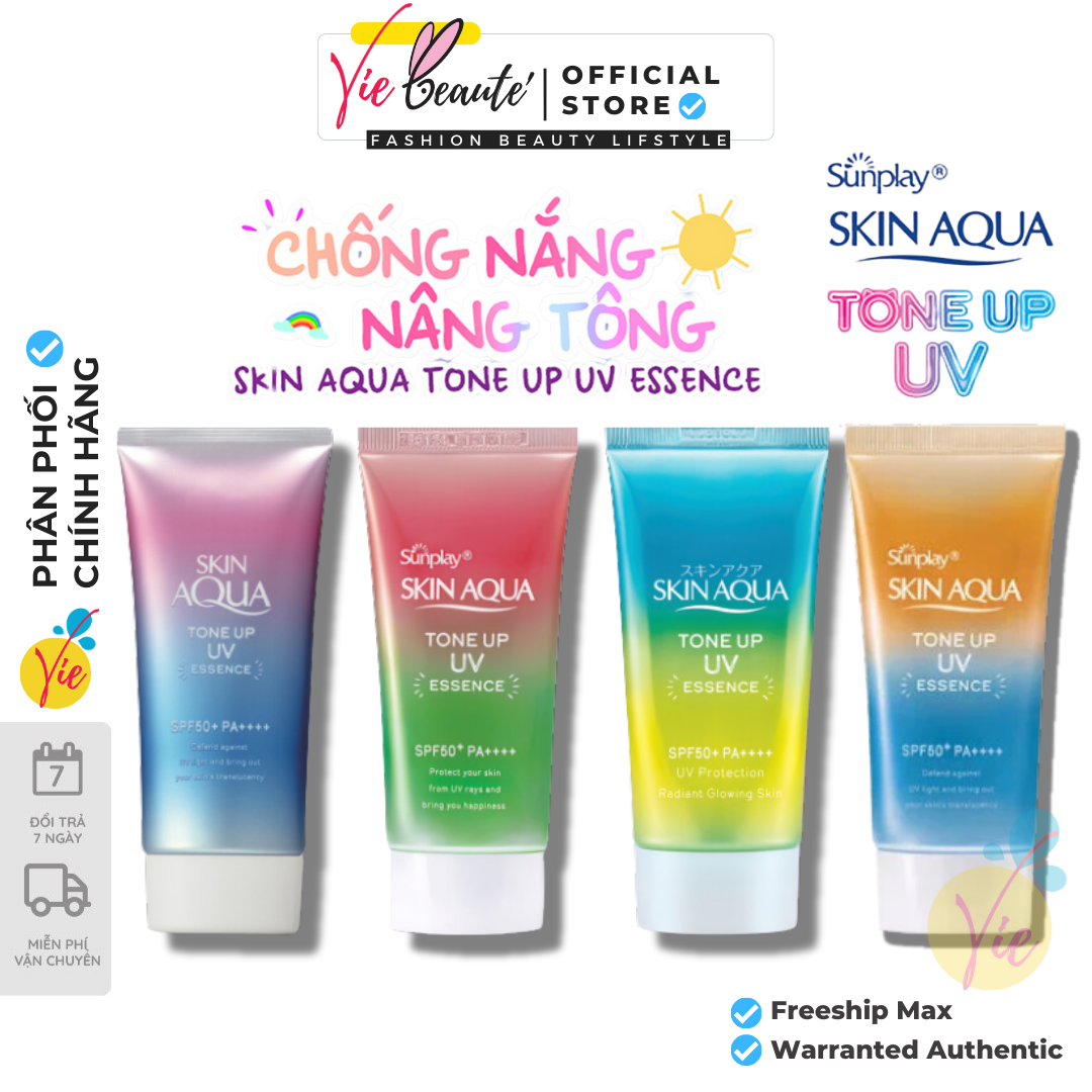 Hoàn tiền 15% - kem chống nắng nâng tone sunplay skin aqua tone up uv spf50+ pa++++ 50g