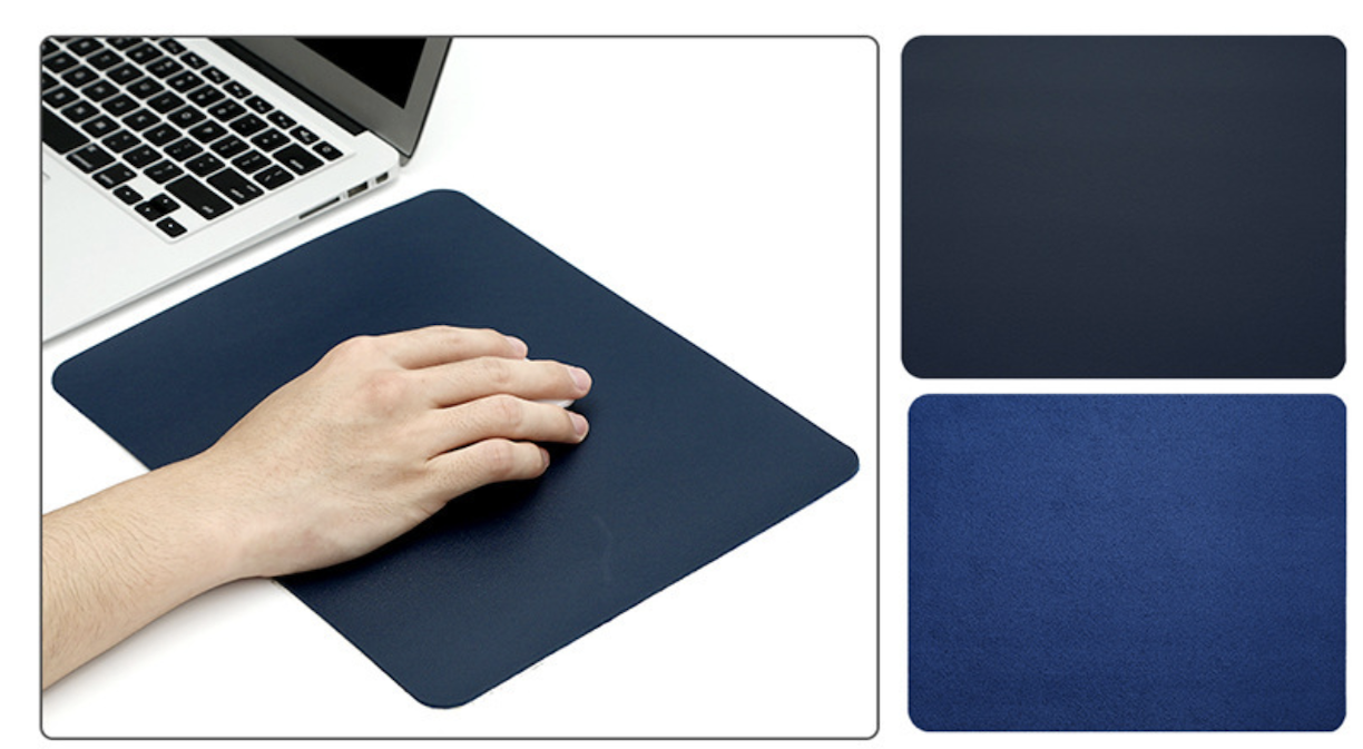 Miếng lót chuột chống thấm nước bằng da đơn giản thương hiệu BUBM