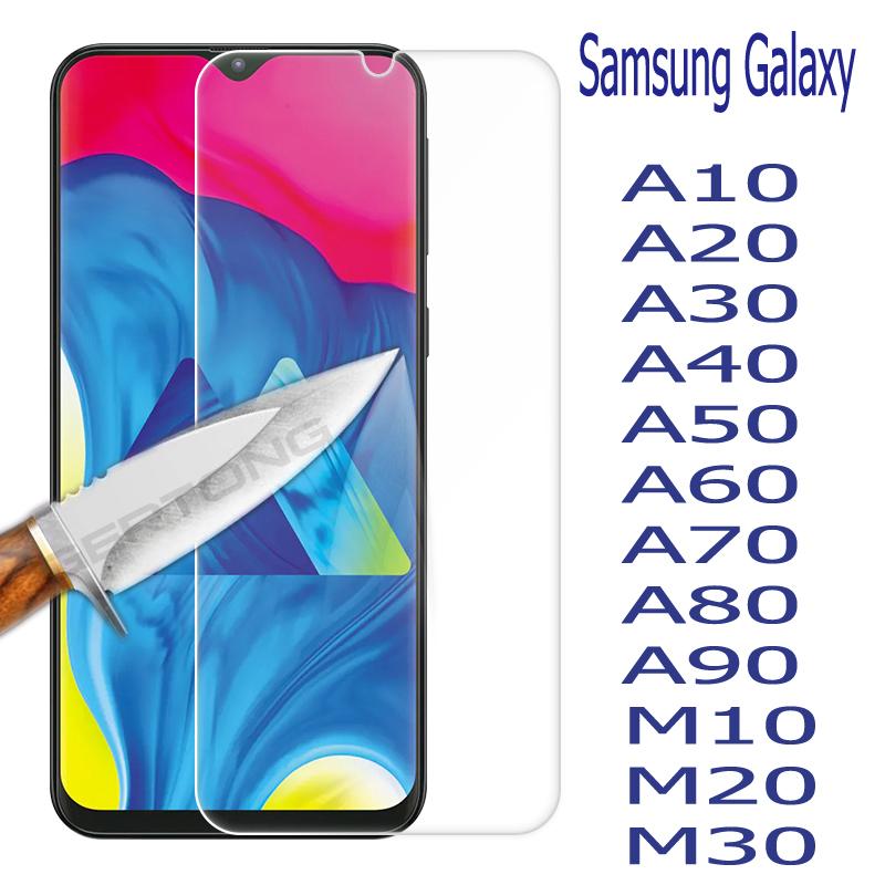 Kính cường lực Samsung Galaxy A10 A20 A30 A40 A50 A60 A70 A80 A90 M10 M20 M30 Trắng trong siêu cứng
