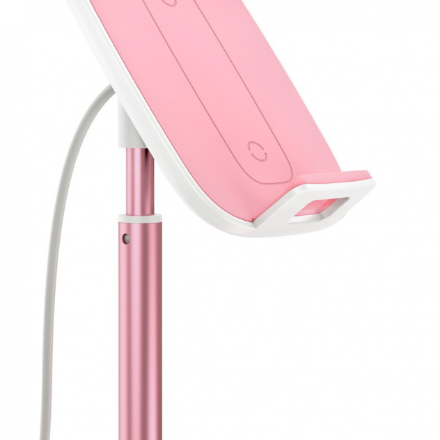 Đế giữ điện thoại kèm sạc không dây baseus literary youth desktop bracket silver suwy-d0s/d0r