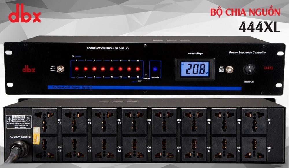 Bộ chia nguồn-lọc nguồn dbx 444-xl loại lớn dùng cho nhiều thiết bị âm thanh