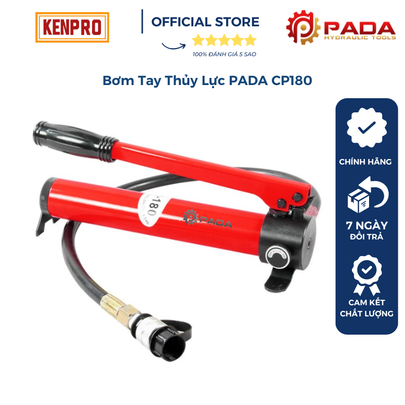 Bơm tay thủy lực cp180-thương hiệu pada