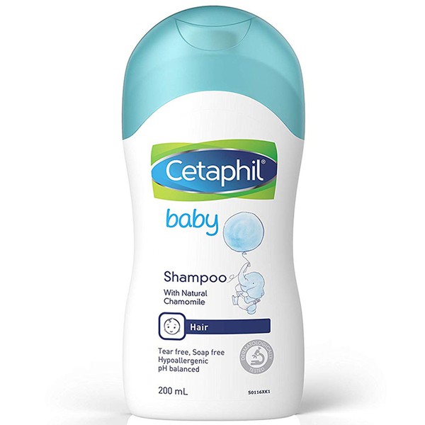 Dầu gội đầu trẻ em cetaphil baby shampoo hair 200ml