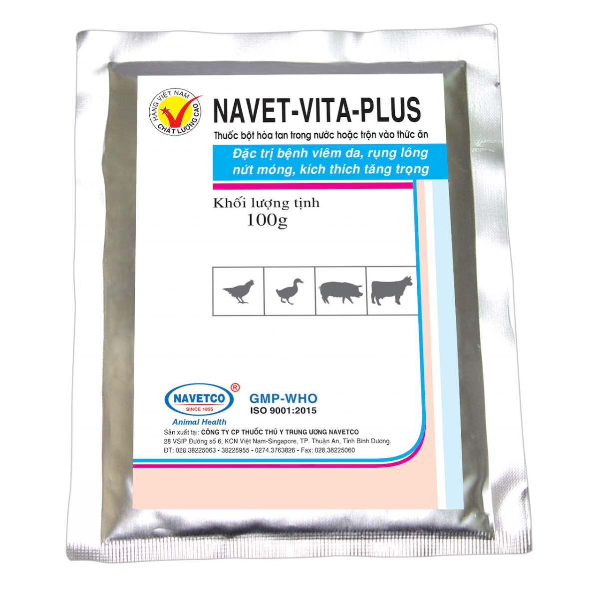 NAVET-VITA-PLUS (100g) _ kich thích tăng trọng cho gia súc, gia cầm