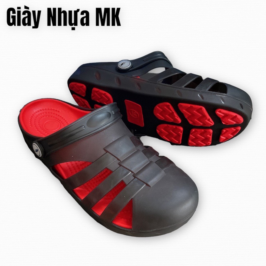 Giày nhựa dẻo bít mũi nữ đi mưa đính nơ cực iu siêu nhẹ siêu bền - GL030