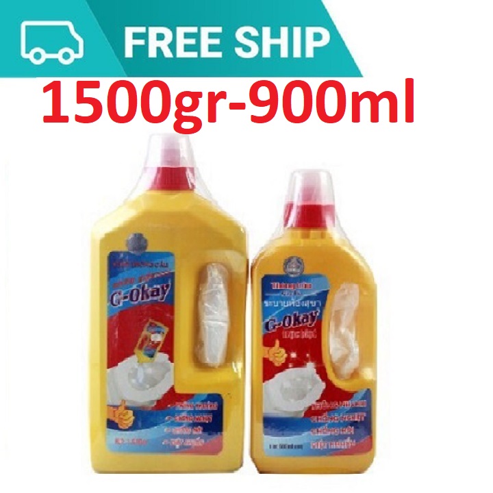 Chất thông cầu cống g-okay 1500gr công nghệ thái lan siêu mạnh- 1 chai 1500gr -900ml