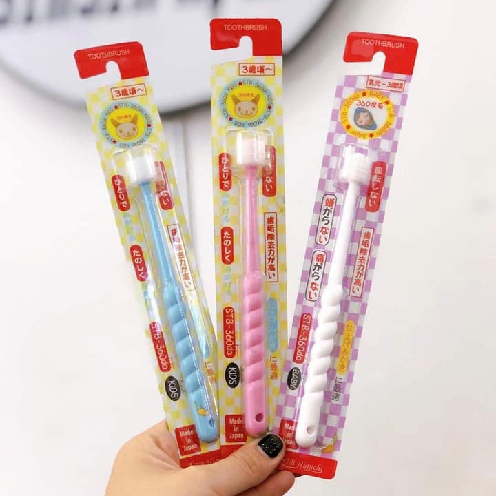 Bàn chải đánh răng cho bé ion từ 1,5 tuổi Kawanishi Nhật Bản