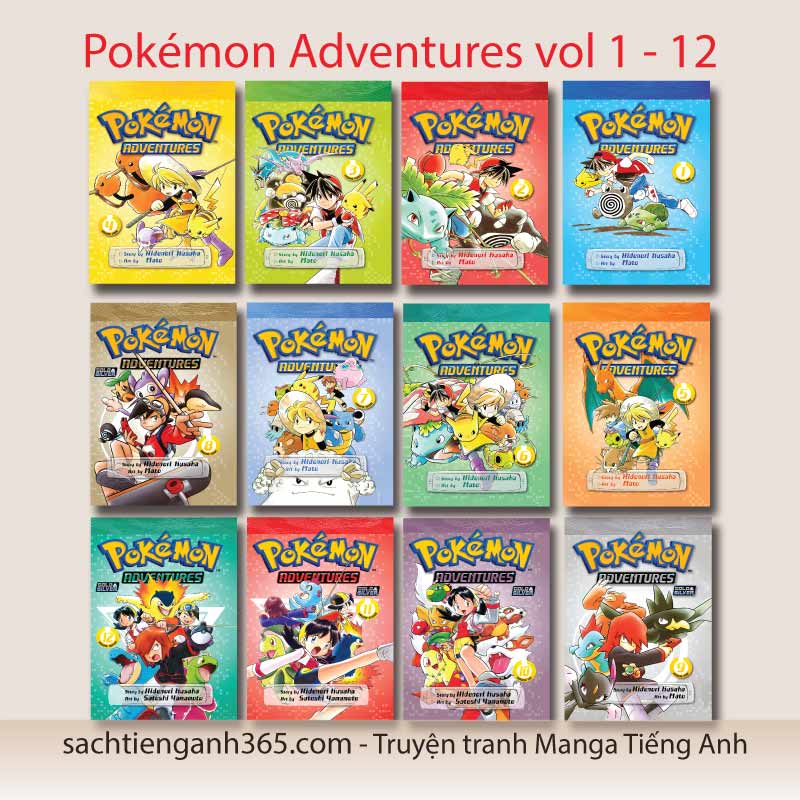 Pokemon Adventures - Manga T.Anh Vol 1-29 Update