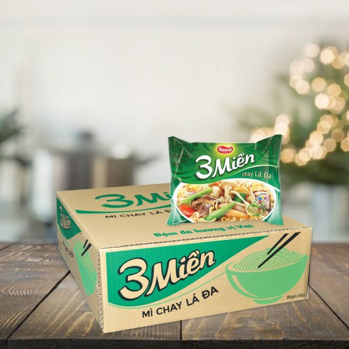 Mì chay lá đa 3 miền gói