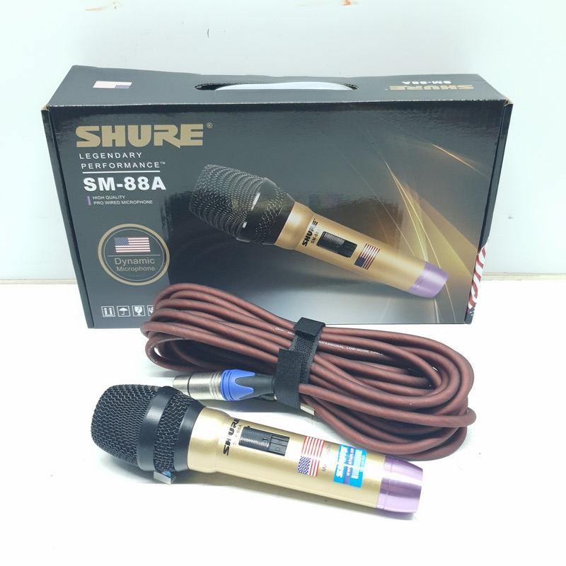 Micro có dây hát karaoke SHURE SM-88A CAO CẤP NEW 2019