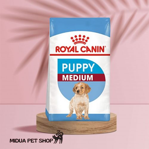 [Hoàn Tiền 10%] 10x140g Thức ăn pate cho chó  con ROYAL CANIN MEDIUM PUPPY