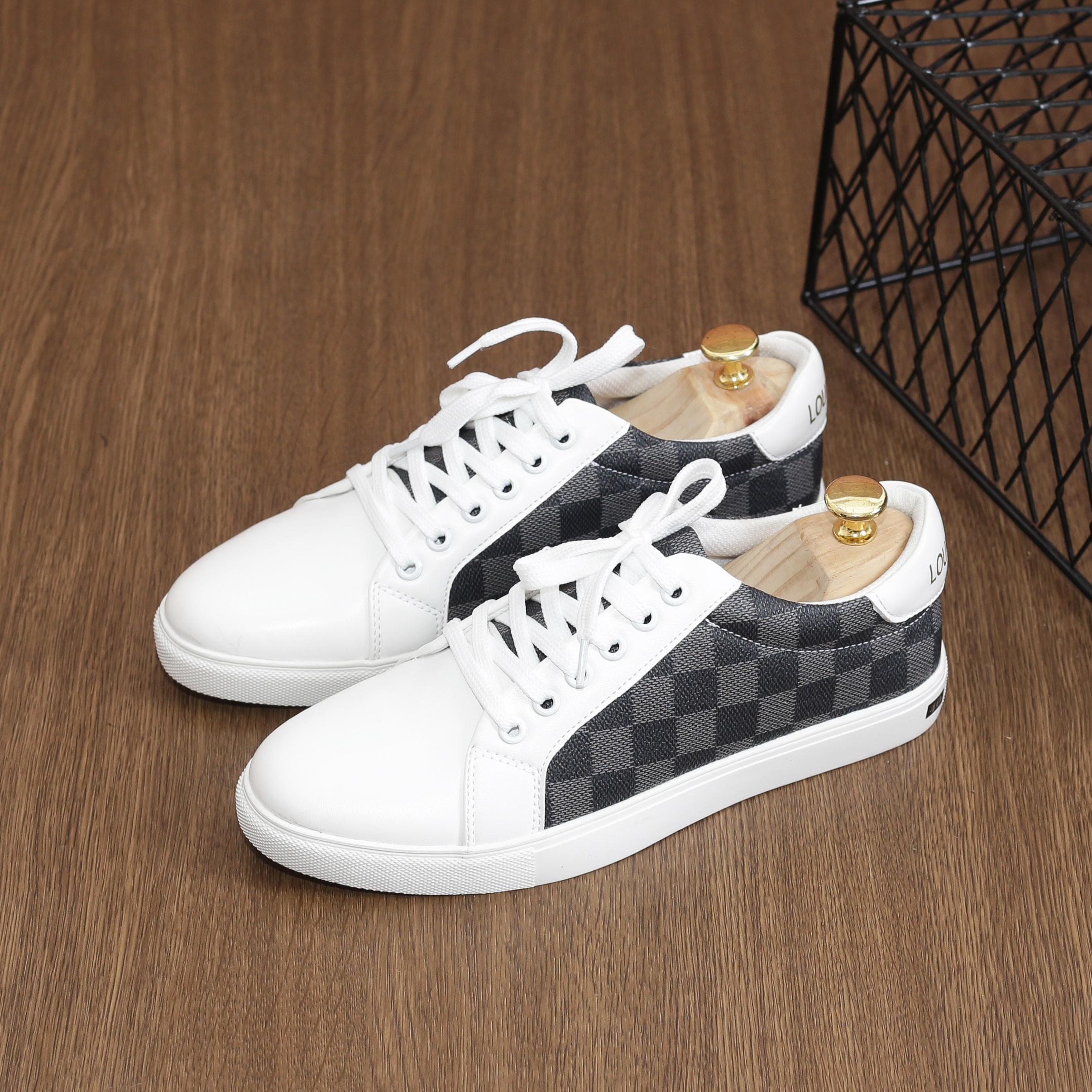 Giày thể thao, Giày sneaker nam cao cấp mã M28 (caro). Khuyến mãi gảm 50%
