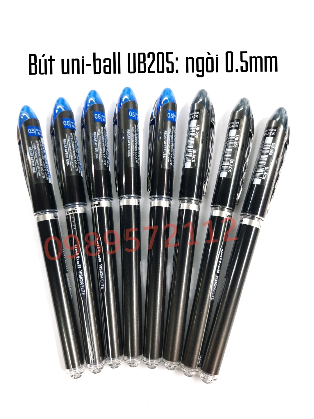 Bút uni-ball ub 205 ngòi 0.5mm .1 cái